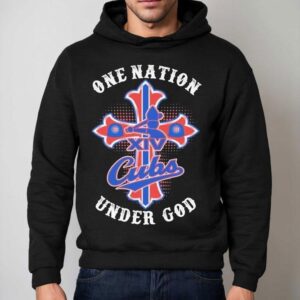 Pope Leo Xiv Chicago Cubs One Nation Under God Shirt 2 Pope Leo Xiv Chicago Cubs One Nation Under God Hoodie