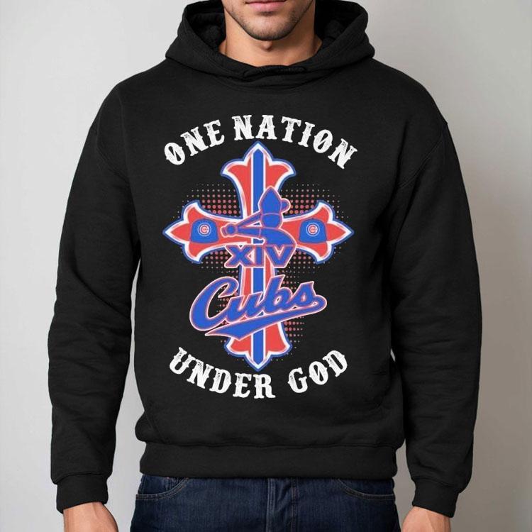 Pope Leo Xiv Chicago Cubs One Nation Under God Shirt Pope Leo Xiv Chicago Cubs One Nation Under God Shirt