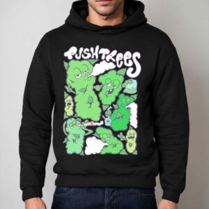Push Trees The Buds Pattern Hoodie