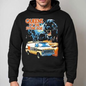 Queens Of The Stone Age Black Panther Photo Hoodie