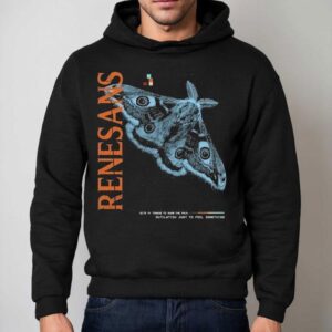 Renesans Mutilation Just To Feel Something Moth Hoodie