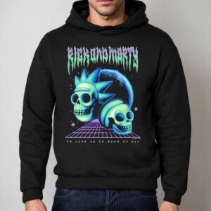 Rick And Morty Risk It All Skulls Hoodie
