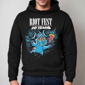 Riot Fest 20 Years Swimming Bunny Shirt 2 Riot Fest Years Swimming Bunny Hoodie