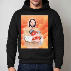 Ryan Colt Levy Wearing Keanu And Pochita Saint John Wick X Chainsaw Man Shirt 2 Ryan Colt Levy Wearing Keanu And Pochita Saint John Wick X Chainsaw Man Hoodie