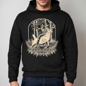 Schwack Daddy Deer Skeleton Hoodie