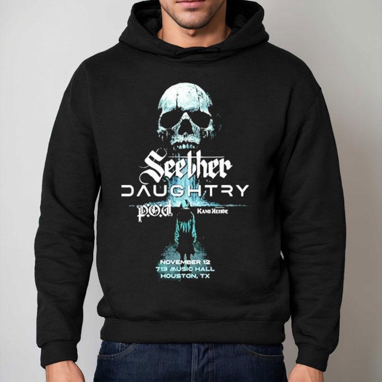Seether And Daughtry Live Show At 713 Music Hall On November 12 2025 In Houston Texas Shirt Seether And Daughtry Live Show At 713 Music Hall On November 12 2025 In Houston Texas Shirt