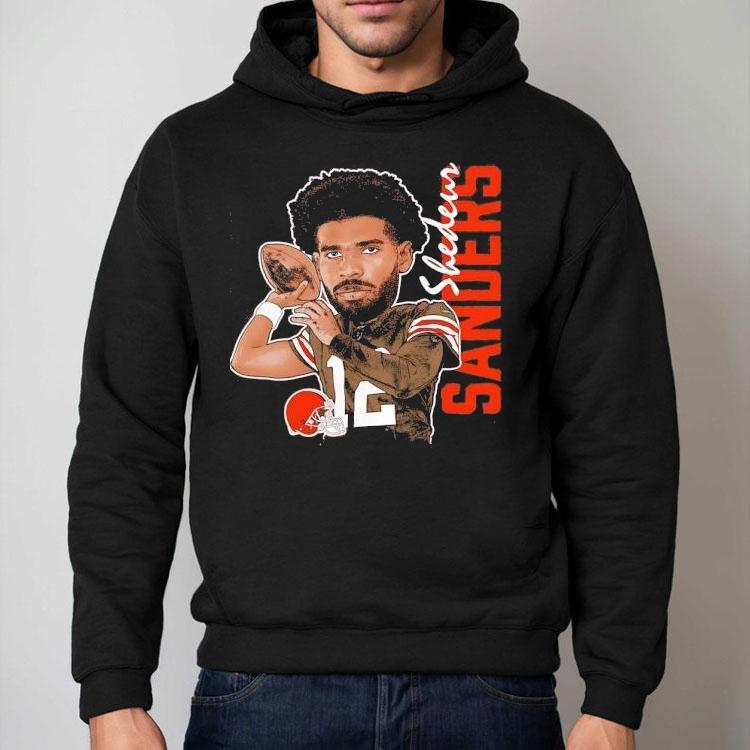 Shedeur Sanders Cleveland Browns Football Caricature Shirt Shedeur Sanders Cleveland Browns Football Caricature Shirt