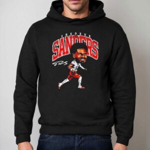 Shedeur Sanders Cleveland Browns Nfl Football Cartoon Hoodie