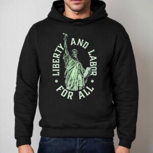 Skeleton Liberty And Labor For All Hoodie