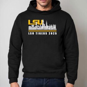 Skyline Name Lsu Tigers Hoodie