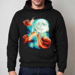 Snail Under Moon Hoodie
