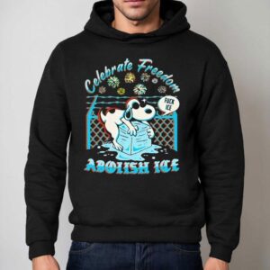 Snoopy Celebrate Freedom Abolish Ice Hoodie