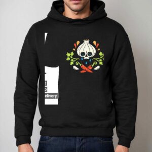 Some Salsa Ingredients Arranged Style Of A Skull And Crossbones Hoodie