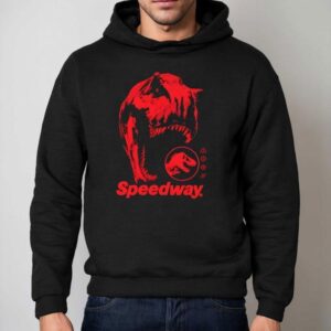 Speedway X Jurassic World Rebirth T. Rex Speedway Shirt 2 Speedway X Jurassic World Rebirth T Rex Speedway Hoodie