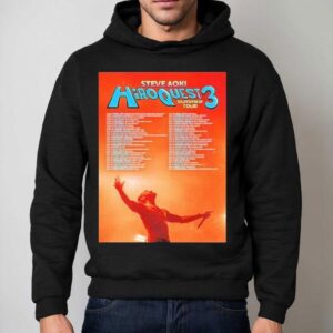 Steve Aoki Hiroquest 3 Summer Tour 2025 Dates With Red Stage Lights In Las Vegas Rome Ibiza And More Cities Worldwide Shirt 2 Steve Aoki Hiroquest Summer Tour Dates With Red Stage Lights In Las Vegas Rome Ibiza And More Cities Worldwide Hoodie