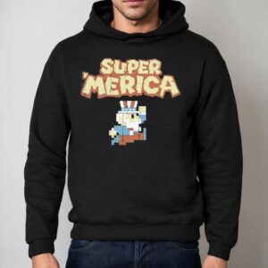 Super Merica Uncle Sam Pixel Hoodie