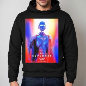 Superman Alan Tudyk Is Superman Robot July Dc Studios Hoodie