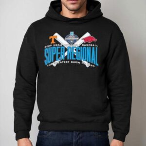 Tennessee Vs Arkansas Ncaa Division I Baseball Super Regional The Greatest Show On Dir Hoodie