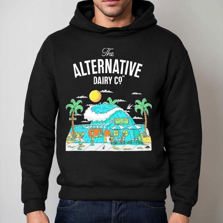 The Alternative Dairy Co Almond Beach Caf Block Shirt The Alternative Dairy Co Almond Beach Caf Block Shirt