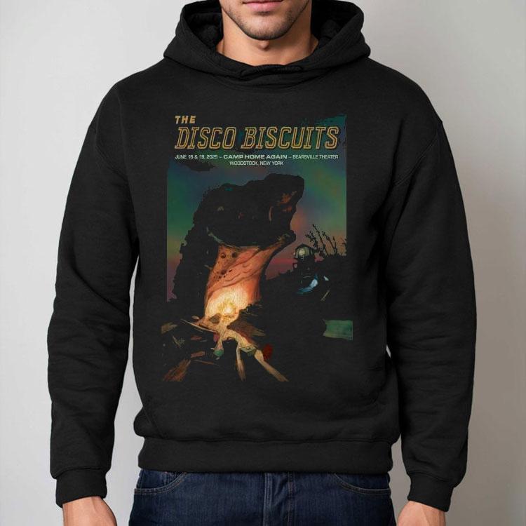 The Disco Biscuits Camp Home Again On June 18-19 2025 In Woodstock Ny Tour Shirt The Disco Biscuits Camp Home Again On June 18-19 2025 In Woodstock Ny Tour Shirt