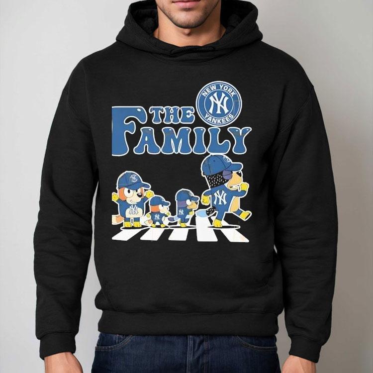 The Family Bluey New York Yankees Abbey Road Shirt The Family Bluey New York Yankees Abbey Road Shirt
