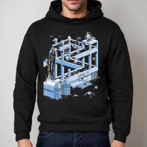 The Legend Of Zelda Style Of Escher's Waterfall Shirt 2 The Legend Of Zelda Style Of Escher S Waterfall Hoodie