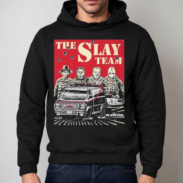 The Slay Team Horror Halloween Shirt The Slay Team Horror Halloween Shirt