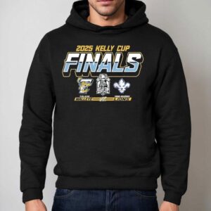 Toledo Walleye Vs Trois Rivieres Lions 2025 Kelly Cup Finals Matchup Shirt 2 Toledo Walleye Vs Trois Rivieres Lions Kelly Cup Finals Matchup Hoodie