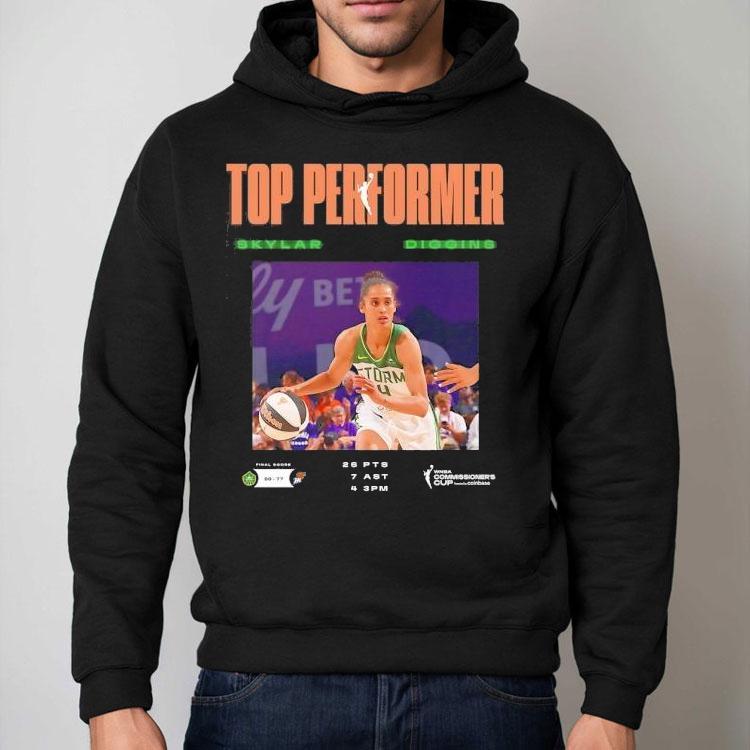 Top Performer Skylar Diggins Seattle Storm Basketball Shirt Top Performer Skylar Diggins Seattle Storm Basketball Shirt