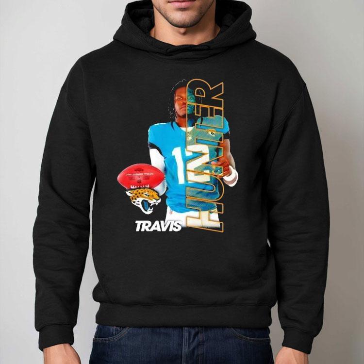 Travis Hunter Jacksonville Jaguars 12 Graphic Player Shirt Travis Hunter Jacksonville Jaguars 12 Graphic Player Shirt