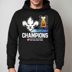 Trois-rivieres Lions East Coast Hockey League Champions 2025 Shirt 2 Trois Rivieres Lions East Coast Hockey League Champions Hoodie