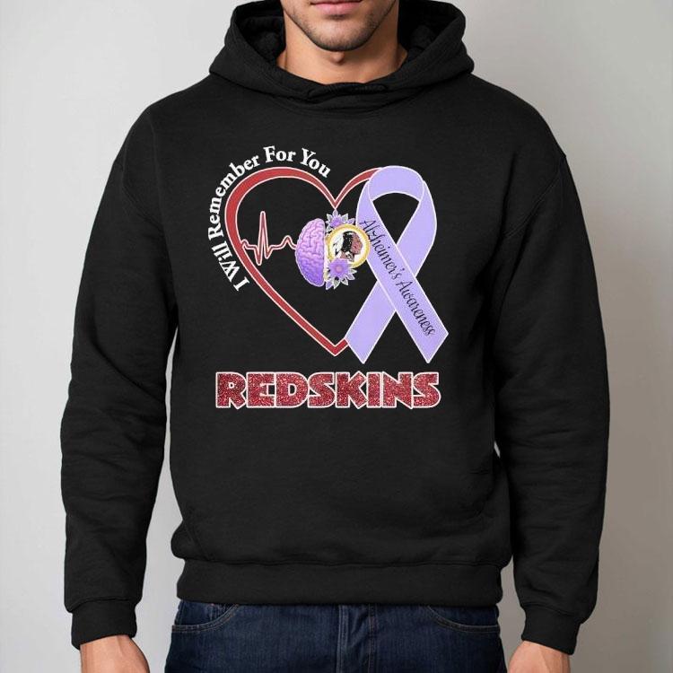 Washington Commanders I Will Remember For You Alzheimer’s Awareness Redskins Heartbeat Shirt Washington Commanders I Will Remember For You Alzheimer’s Awareness Redskins Heartbeat Shirt