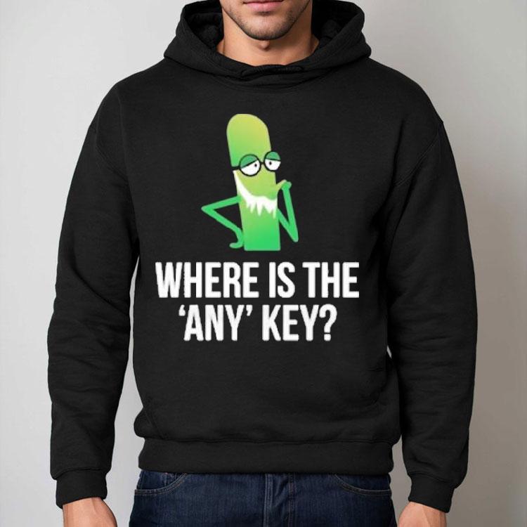 Where Is The Any Key With Character Shirt Where Is The Any Key With Character Shirt