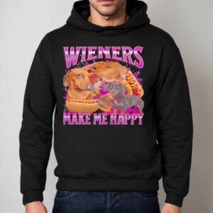 Wieners Make Me Happy Dachshund Dog Shirt 2 Wieners Make Me Happy Dachshund Dog Hoodie