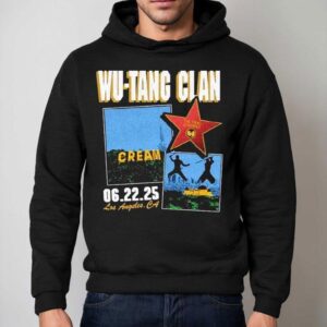 Wu Tang Clan Cream June Crypto Com Arena Los Angeles Ca Hoodie