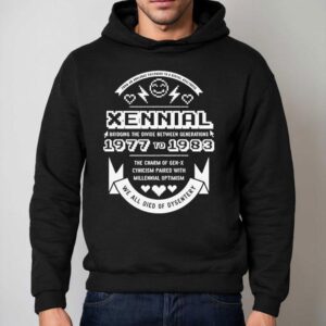 Xennial Bridging The Divide Between Generation 1977 To 1983 Shirt 2 Xennial Bridging The Divide Between Generation To Hoodie
