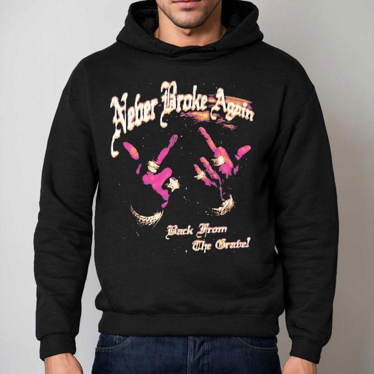 Youngboy Never Broke Again Back From The Grave Middle Finger Shirt Youngboy Never Broke Again Back From The Grave Middle Finger Shirt