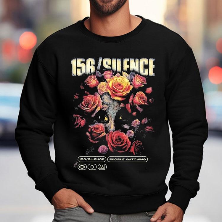 156 Silence People Watching Flower Eyes Shirt 156 Silence People Watching Flower Eyes Shirt