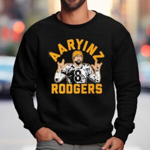 Aaryinz Aaron Rodgers Pittsburgh Slers Football Cartoon Sweatshirt