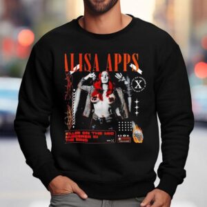 Alisa Apps Killer On The Mic Murderer In The Ring Shirt 3 Alisa Apps Killer On The Mic Murderer In The Ring Sweatshirt
