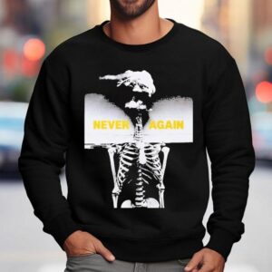 Anti Nuclear Movement House Nyc X Peter Kennard Never Again Skeleton Shirt 3 Anti Nuclear Movement House Nyc X Peter Kennard Never Again Skeleton Sweatshirt