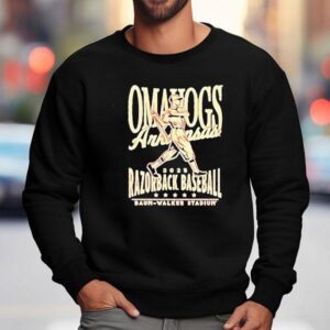 Arkansas Razorbacks Omahogs Baseball College World Series Sweatshirt