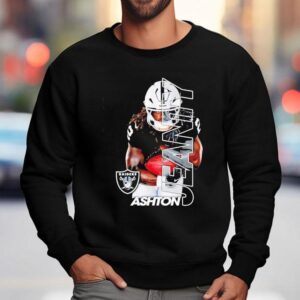 Ashton Jeanty Las Vegas Raiders Football Graphic Shirt 3 Ashton Jeanty Las Vegas Raiders Football Graphic Sweatshirt
