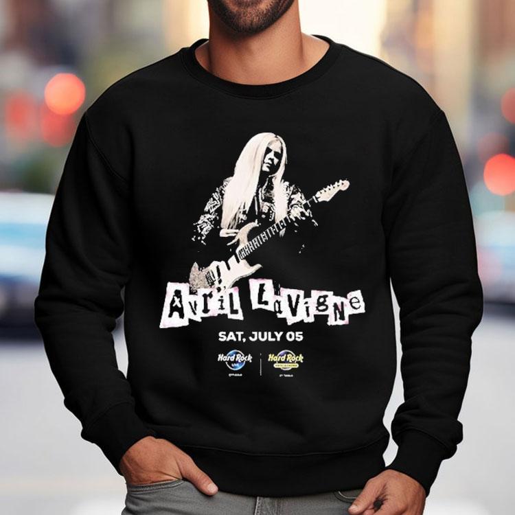 Avril Lavigne At Hard Rock Casino Ottawa On July 5 2025 For Grand Opening Shirt Avril Lavigne At Hard Rock Casino Ottawa On July 5 2025 For Grand Opening Shirt
