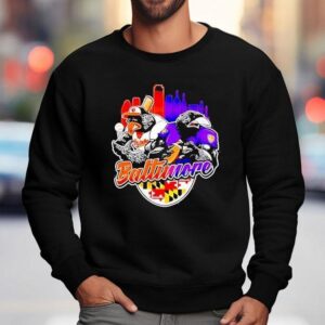 Baltimore Sports Team Mascot Shirt 3 Baltimore Sports Team Masco Sweatshirt