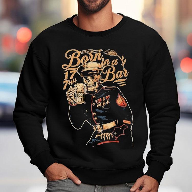 Born In A Bar 1776 Skeleton Shirt Born In A Bar 1776 Skeleton Shirt