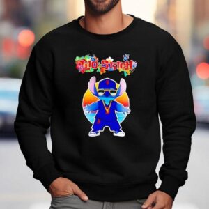 Boston Red Sox X Lilo And Stitch Baseball Sweatshirt