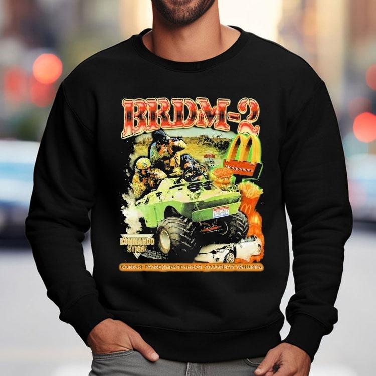Brdm-2 Monster Truck Kommando Shirt Brdm-2 Monster Truck Kommando Shirt