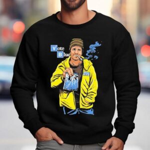 Breaking Bad Vote Blue Hello My Name Is Hunter Shirt 3 Breaking Bad Vote Blue Hello My Name Is Hunter Sweatshirt