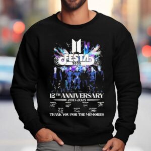 Bts Festa 2025 12th Anniversary 2013-2025 Signature Thank You For The Memories Signatures Shirt 3 Bts Festa Th Anniversary Signature Thank You For The Memories Signatures Sweatshirt
